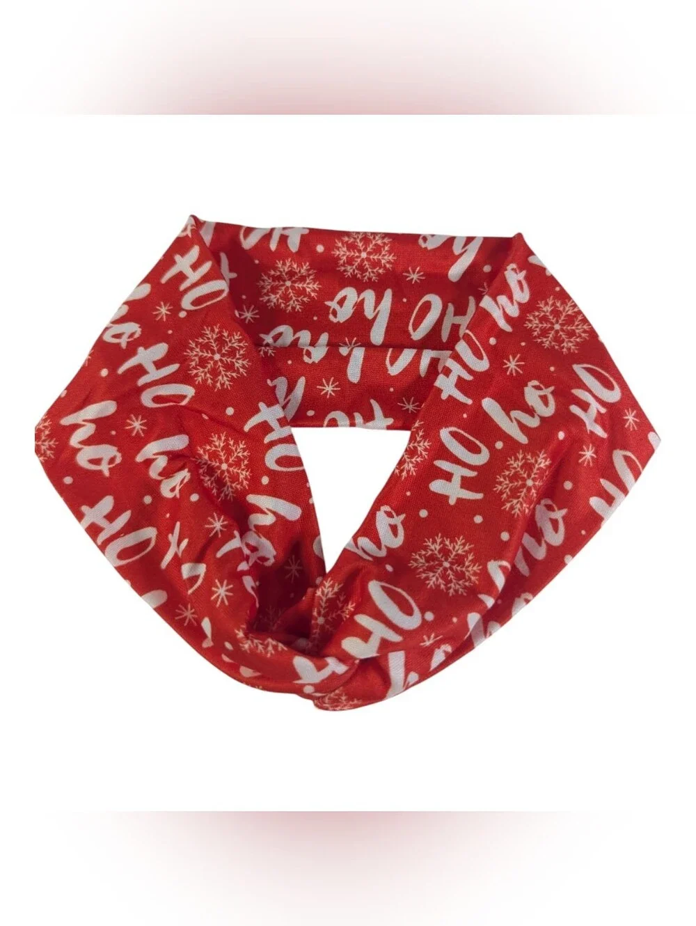 Twisted Headband Holiday 'Ho Ho' Red One Size